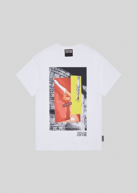 Versace Collage Capsule Collection T-shirt Dam - 405132WAP